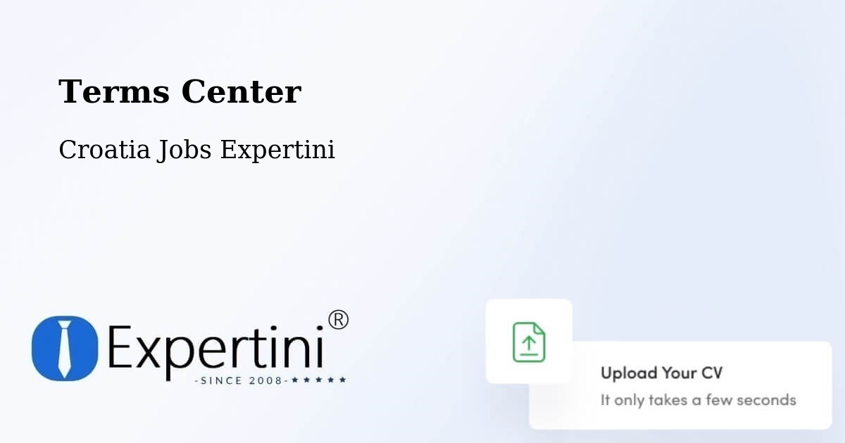 Terms of Service – Našice - Croatia Jobs Expertini